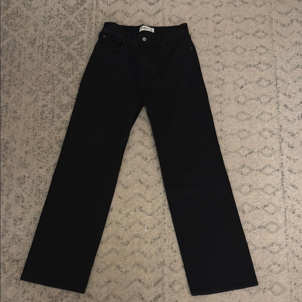 Abercrombie & Fitch High Rise Black Jeans